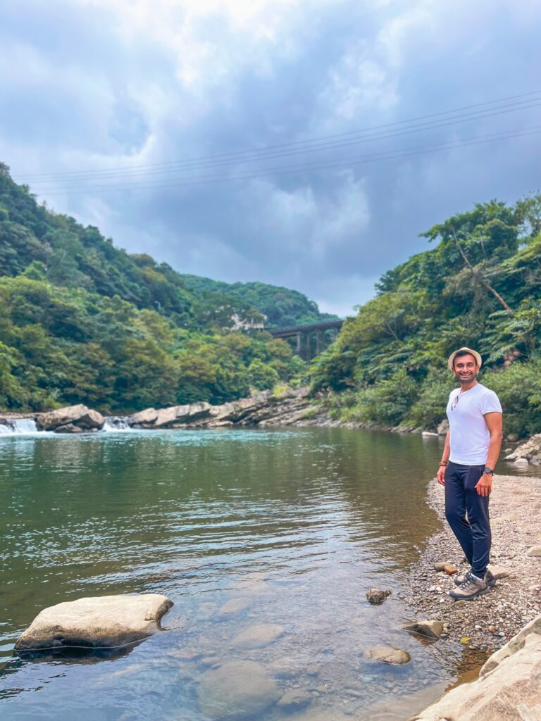 An outdoor adventure at HuoTong Cat Village, Taiwan