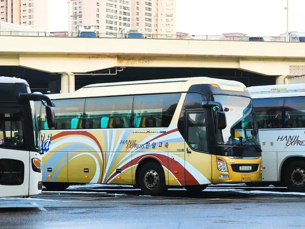 South Korea Express Buses at Seoul Express Bus Terminal