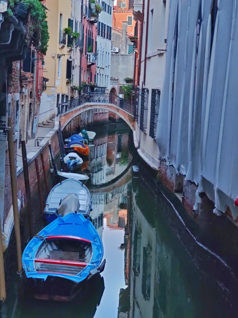 colorful Venice canals